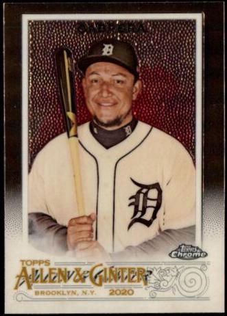 Miguel Cabrera #38 Baseball Cards 2020 Topps Allen & Ginter Chrome