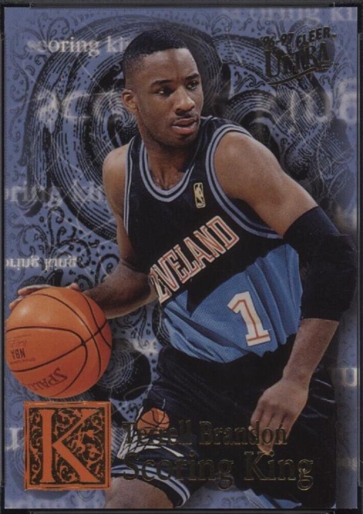 Terrell Brandon #5 Basketball Cards 1996 Ultra Scoring Kings