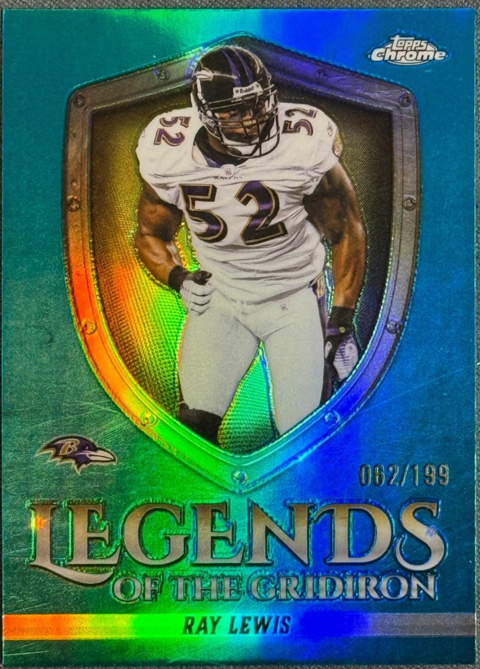Ray Lewis [Aqua Refractor] #LOG-39