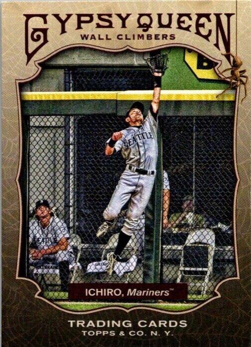 Ichiro #WC6 Baseball Cards 2011 Topps Gypsy Queen Wall Climbers