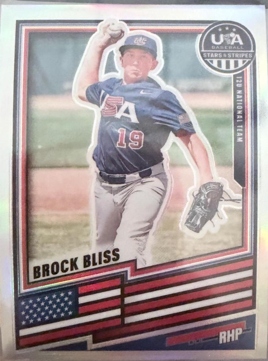 Brock Bliss #14 2026 Panini Stars And Stripes Prizm USA Baseball