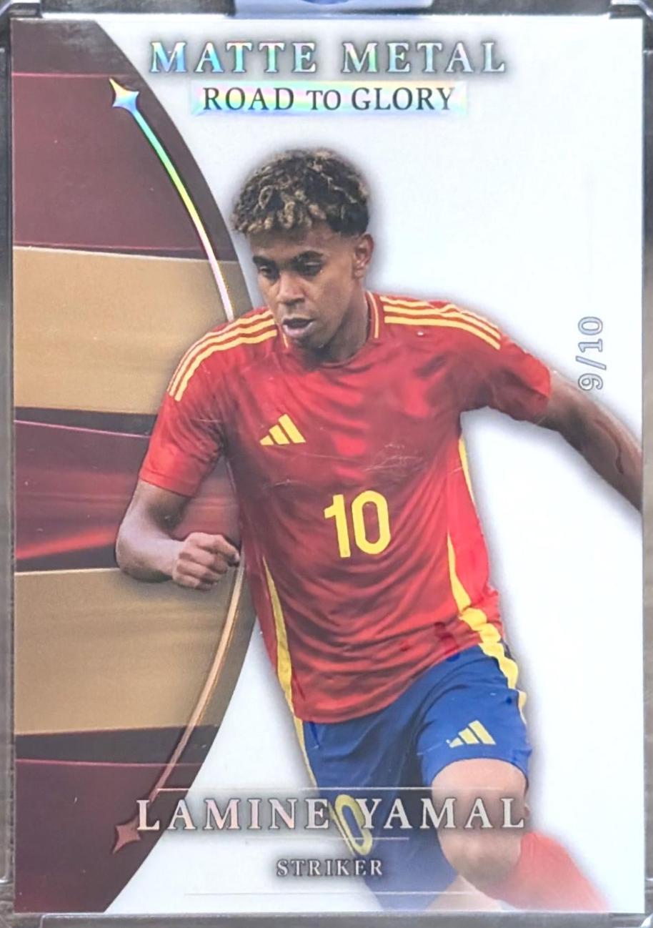 Lamine Yamal [Road To Glory /10] Prices | 2026 Wild Card Matte Metal ...