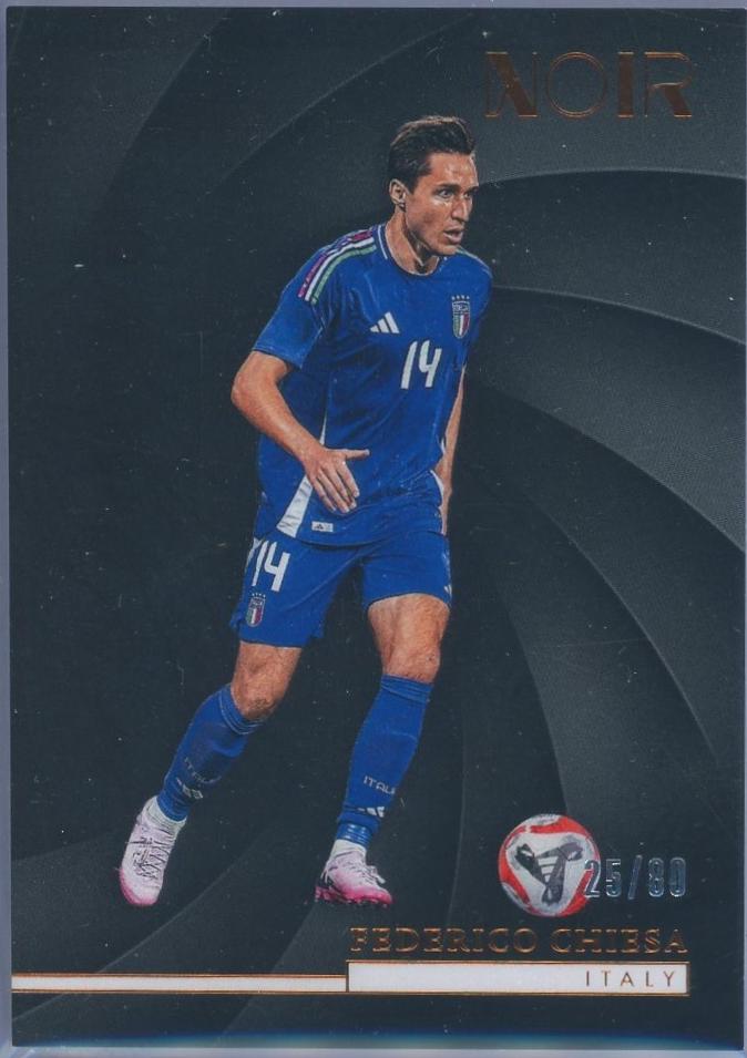 Federico Chiesa #91 2024 Panini Noir Soccer