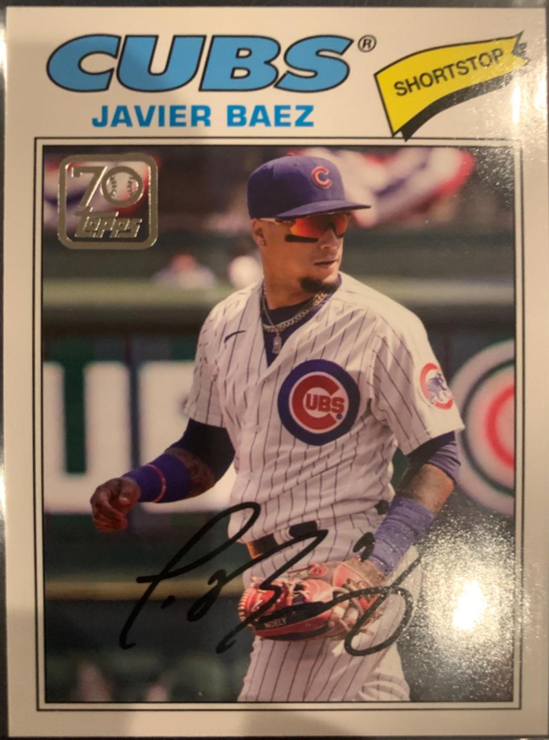 Javier Baez #70YT-27 Baseball Cards 2021 Topps 70 Years of Baseball
