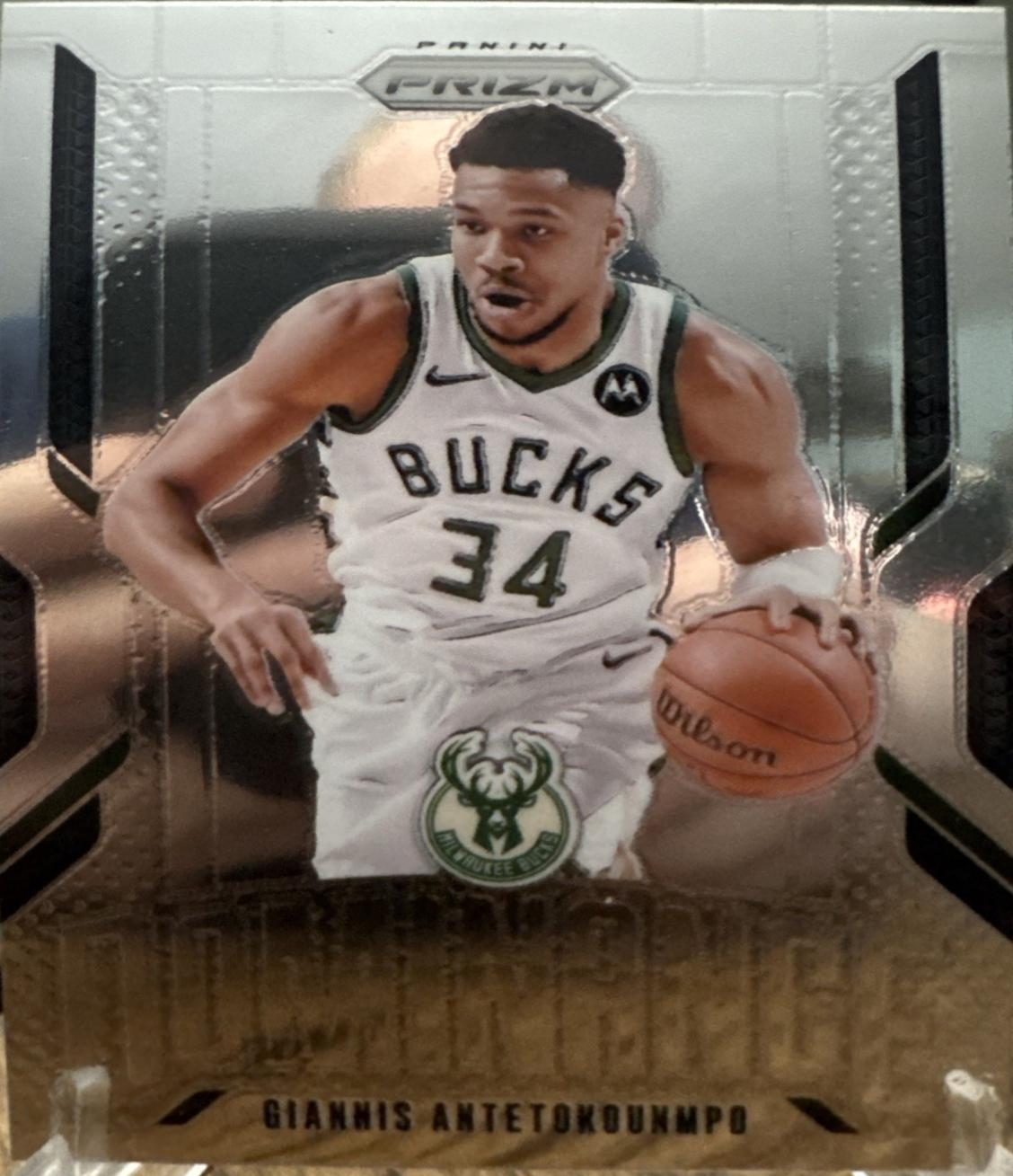 Giannis Antetokounmpo #4 Basketball Cards 2024 Panini Prizm Dominance