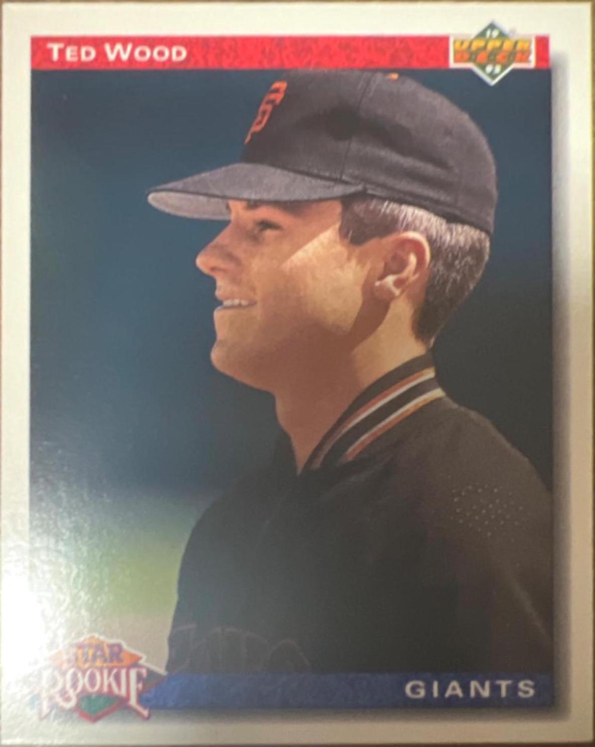 Ted Wood #12 Baseball Cards 1992 Upper Deck