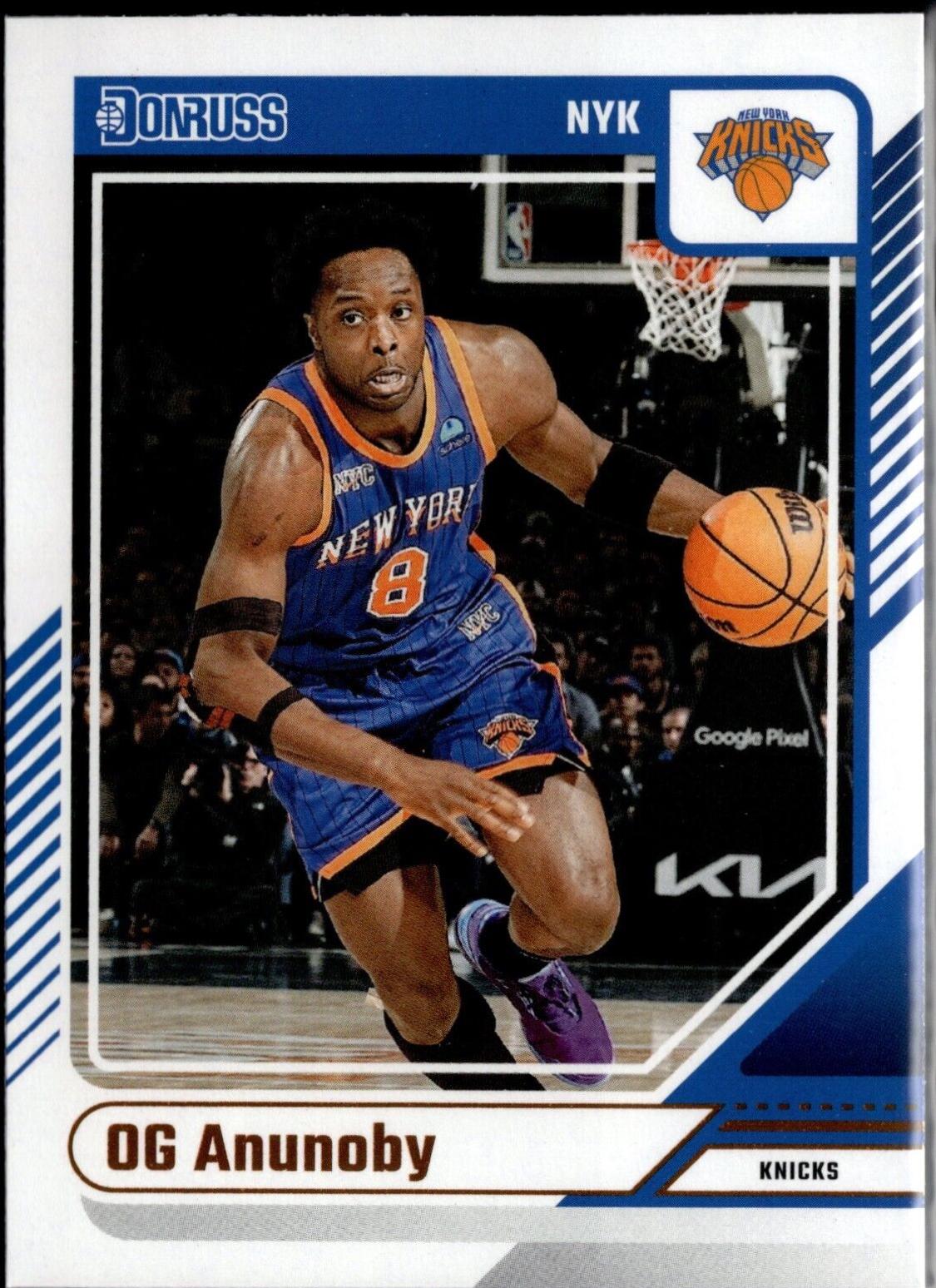 OG Anunoby #185 Basketball Cards 2024 Panini Donruss