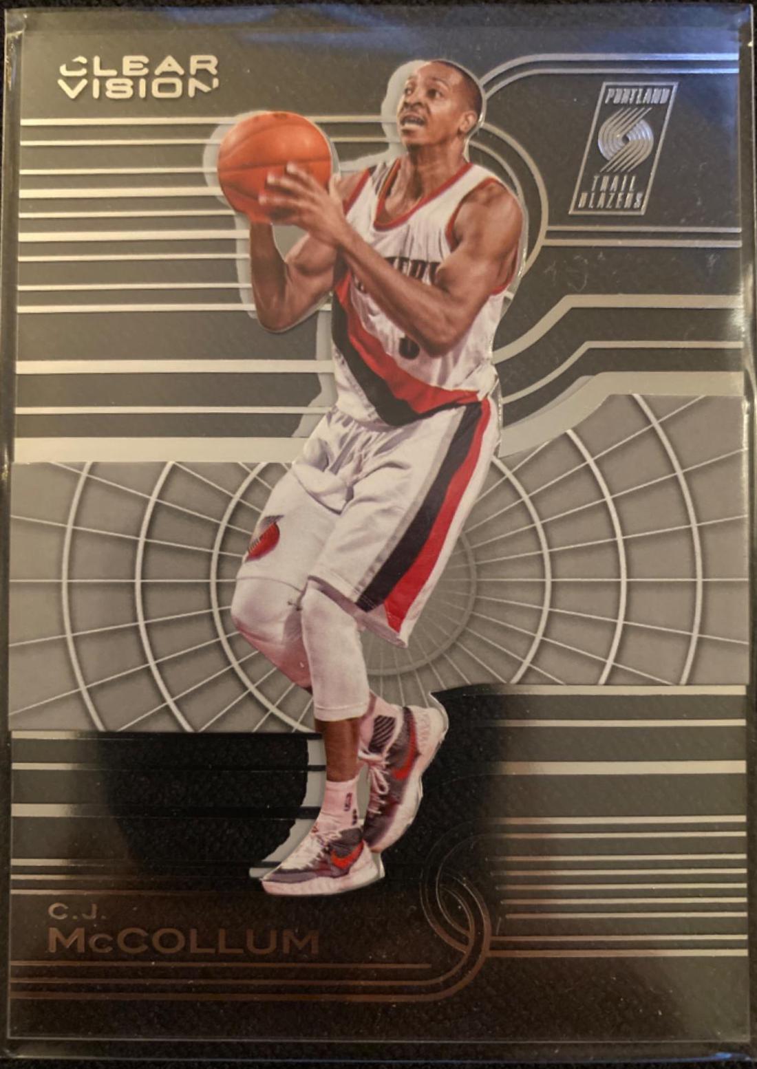 CN McCollum #40 Basketball Cards 2015 Panini Clear Vision