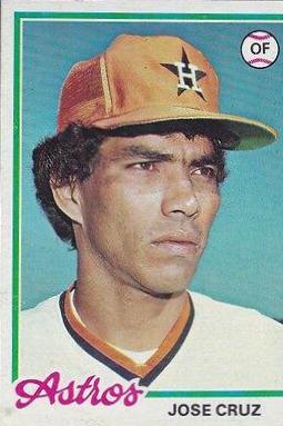 Jose Cruz #625 Baseball Cards 1978 Topps