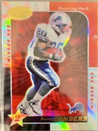 Barry Sanders #116 2000 Leaf Certified Football