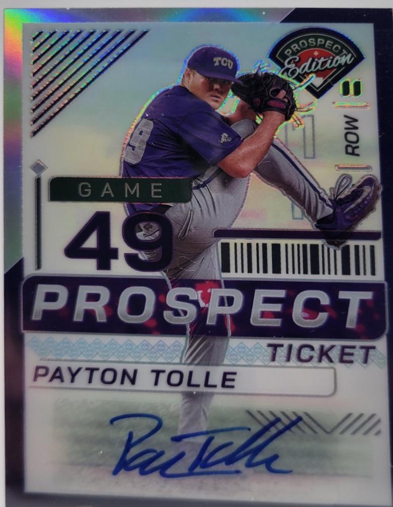 Payton Tolle [Purple Holo Ticket Signature] #80