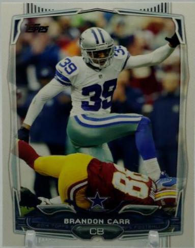 Brandon Carr #3 Football Cards 2014 Topps