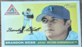 Brandon Webb #11 Baseball Cards 2004 Topps Heritage Chrome