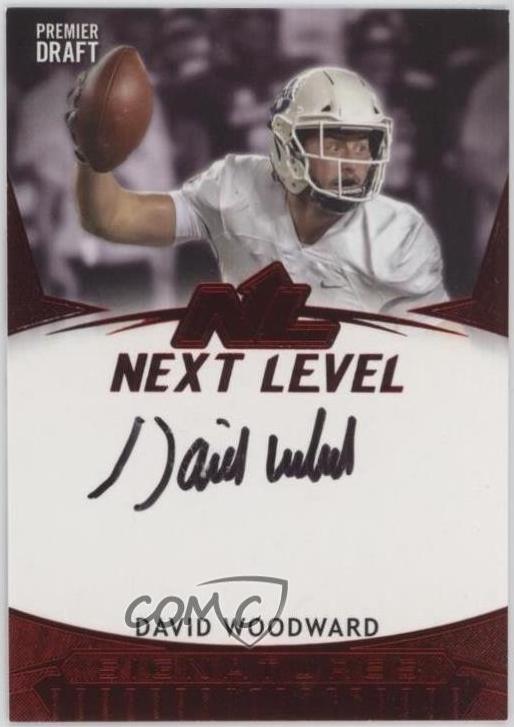 David Woodward #NL-DW 2020 Sage Hit Next Level Signatures Football