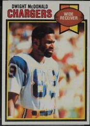 Dwight McDonald #17 Football Cards 1979 Topps