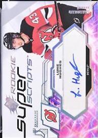 Luke Hughes #SSR-LH Hockey Cards 2023 SPx Superscripts Rookies