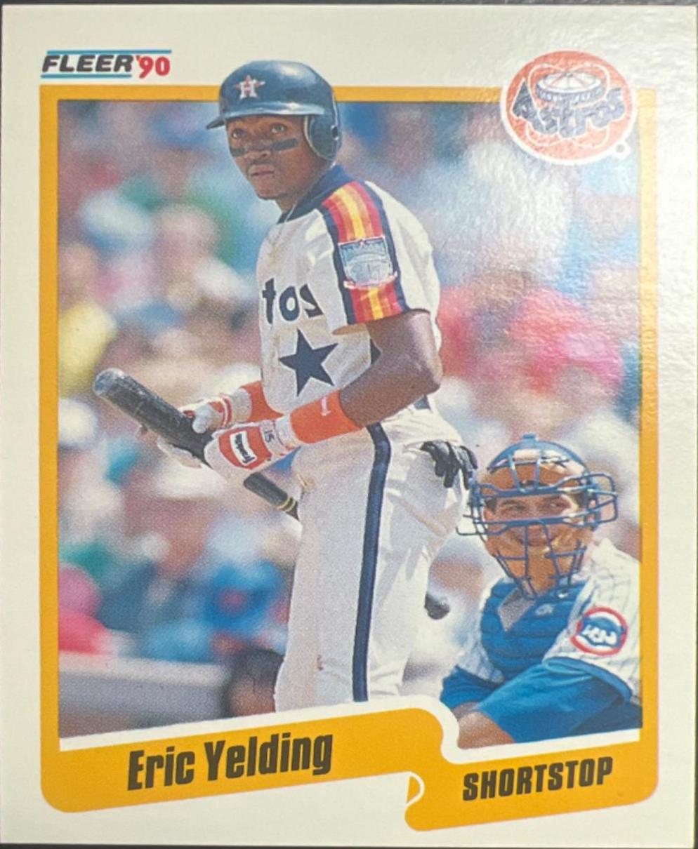 Eric Yelding #U-18 Baseball Cards 1990 Fleer Update