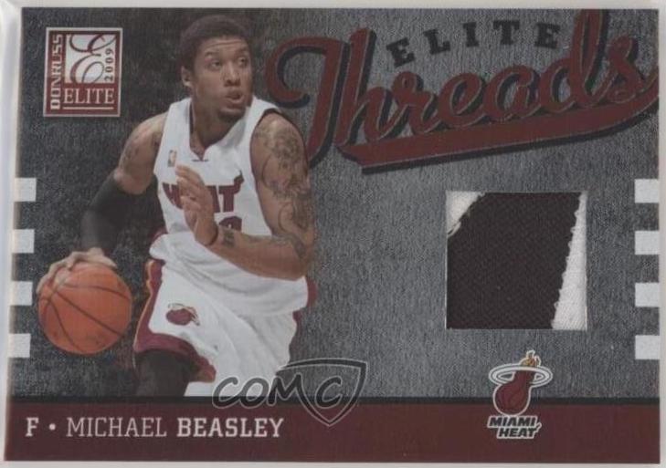 Michael Beasley #27 2009-10 Donruss Elite Basketball Elite