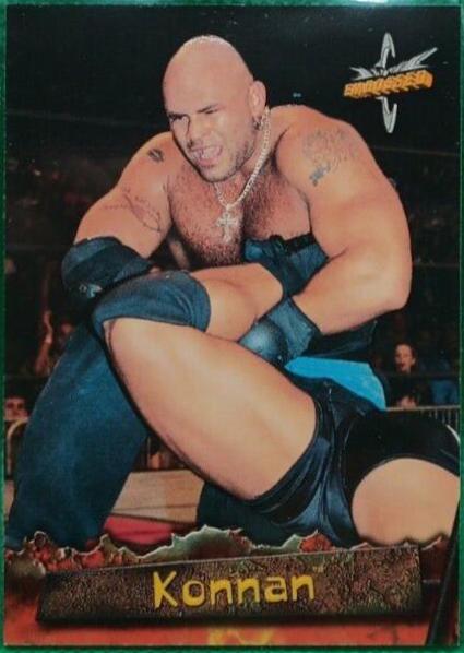 Konnan #37 Wrestling Cards 1999 Topps WCW Embossed