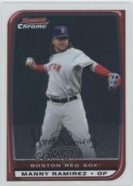 Manny Ramirez #29 Baseball Cards 2008 Bowman Chrome