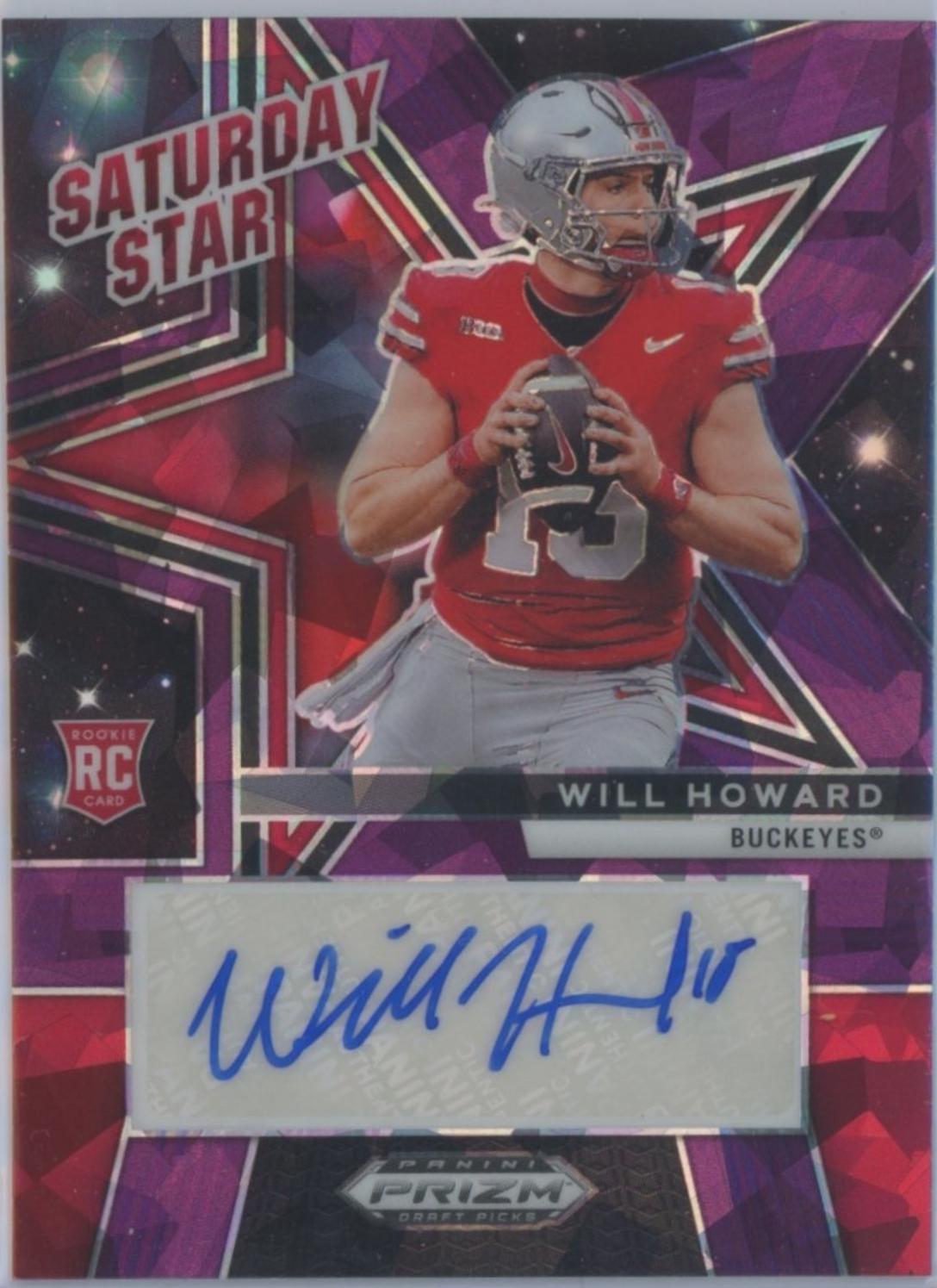 Will Howard [Purple Ice] #SSS-WHD