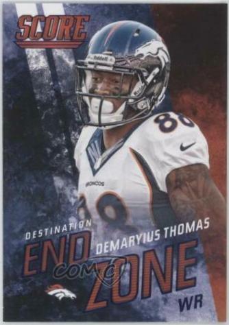 Demaryius Thomas #DE8 Football Cards 2014 Panini Score Destination Endzone