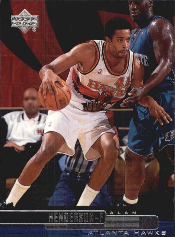 Alan Henderson #3 Basketball Cards 1999 Upper Deck