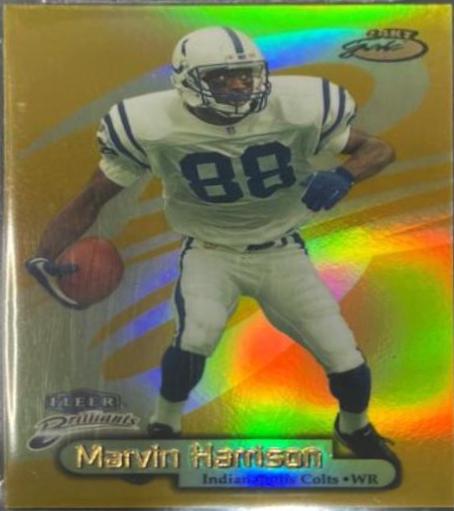 Marvin Harrison #5TG 1998 Fleer Brilliants Football