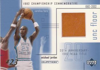 Michael Jordan ##MJF3 Basketball Cards 2001 Upper Deck Ovation MJ UNC Memorabilia