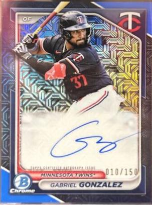 Gabriel Gonzalez [Blue Mojo Refractor] #BMA-GG