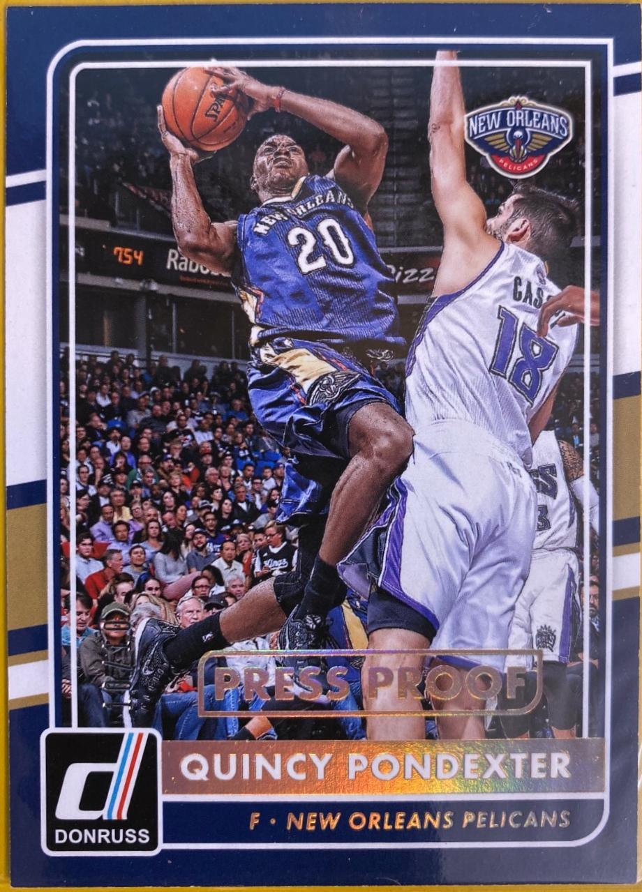 Quincy Pondexter [Press Proof Gold] #45