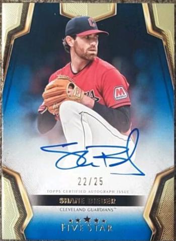 Shane Bieber  [Blue] #FSA-SB