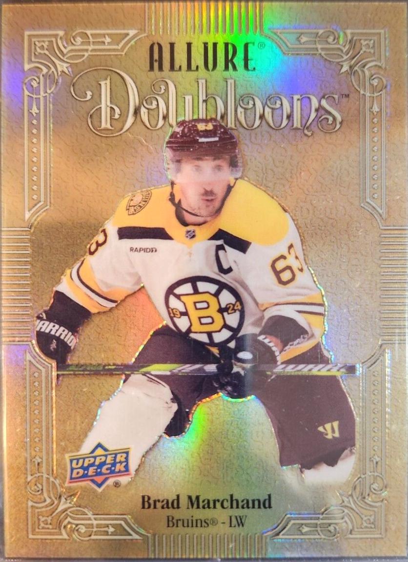 Brad Marchand #DB-59 Hockey Cards 2023 Upper Deck Allure Doubloons