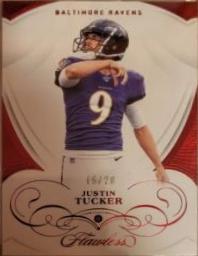 Justin Tucker #7 Football Cards 2019 Panini Flawless