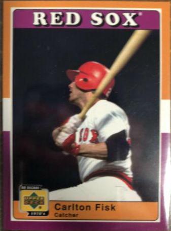 Carlton Fisk #27 Baseball Cards 2001 Upper Deck Decade 1970's