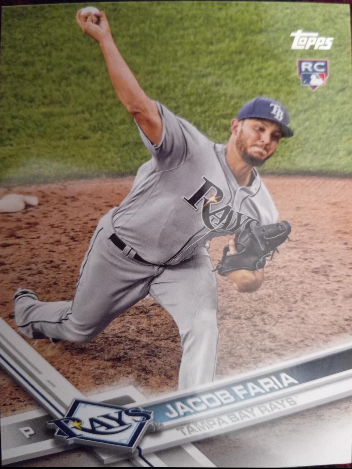 Jacob Faria #240 Baseball Cards 2017 Topps Update