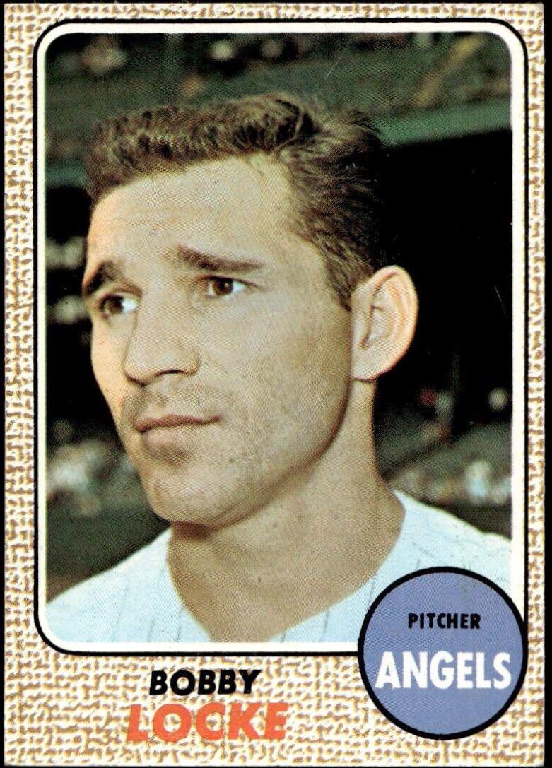 Bobby Locke #24 Baseball Cards 1968 Topps Milton Bradley