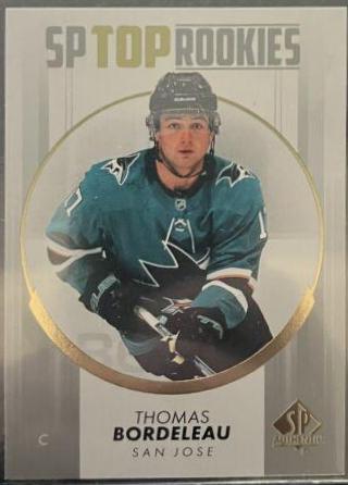 Thomas Bordeleau #TR-14 Hockey Cards 2022 SP Authentic Top Rookies