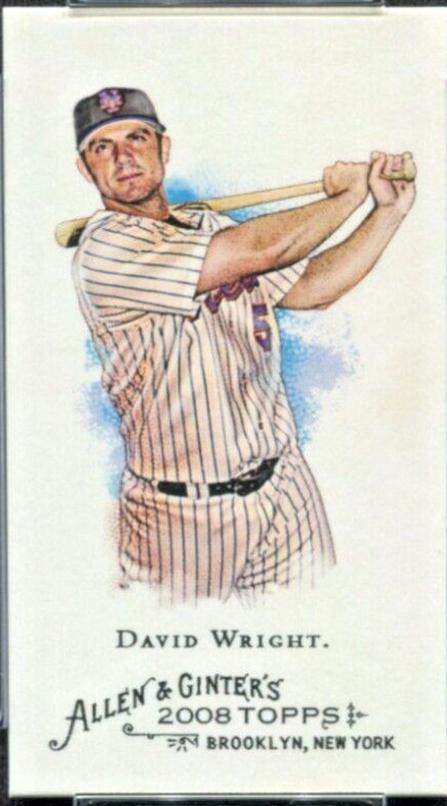 David Wright [Mini Bazooka Back] #100