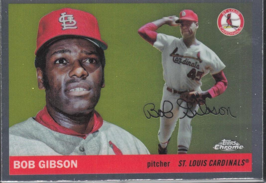 Bob Gibson #408 2025 Topps Chrome Platinum Baseball