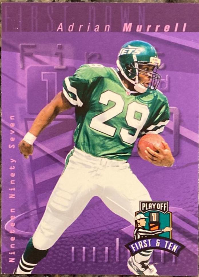 Adrian Murrell #29 Football Cards 1997 Playoff 1st & 10