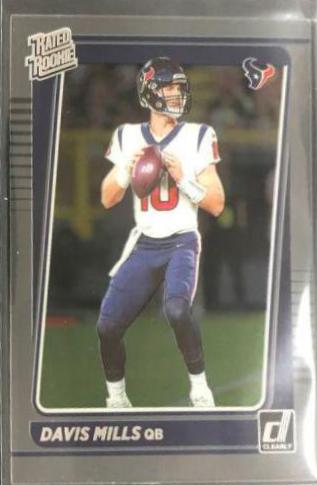 Davis Mills #58 2021 Panini Clearly Donruss Football