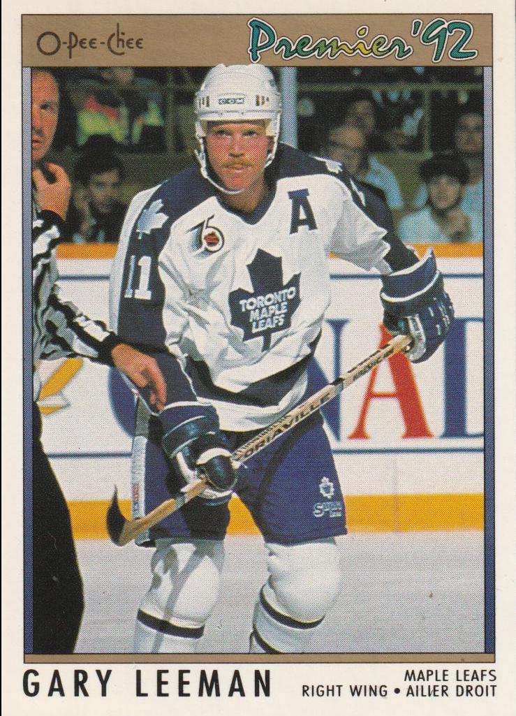 Gary Leeman #106 Hockey Cards 1991 O-Pee-Chee Premier
