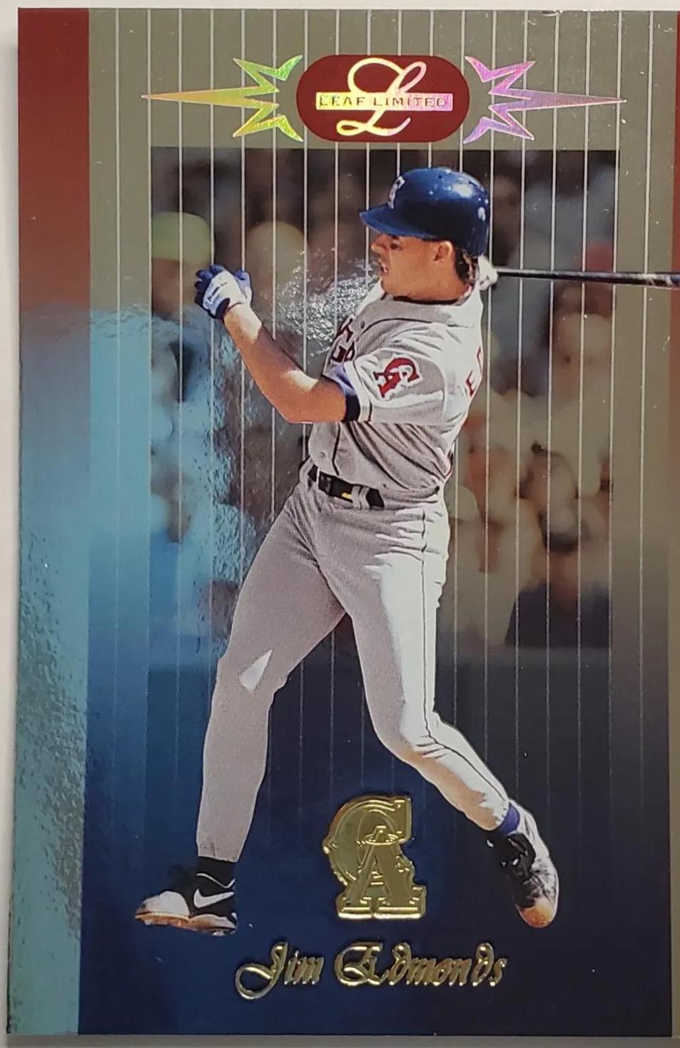 Jim Edmonds #58 Baseball Cards 1996 Leaf Limited