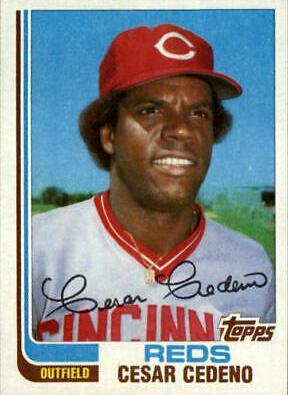 Cesar Cedeno #19T Baseball Cards 1982 Topps Traded