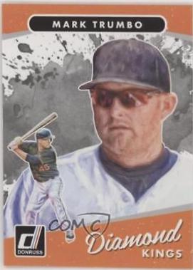 Mark Trumbo #3 Baseball Cards 2017 Panini Donruss