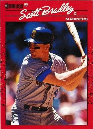 Scott Bradley #581 Baseball Cards 1990 Donruss