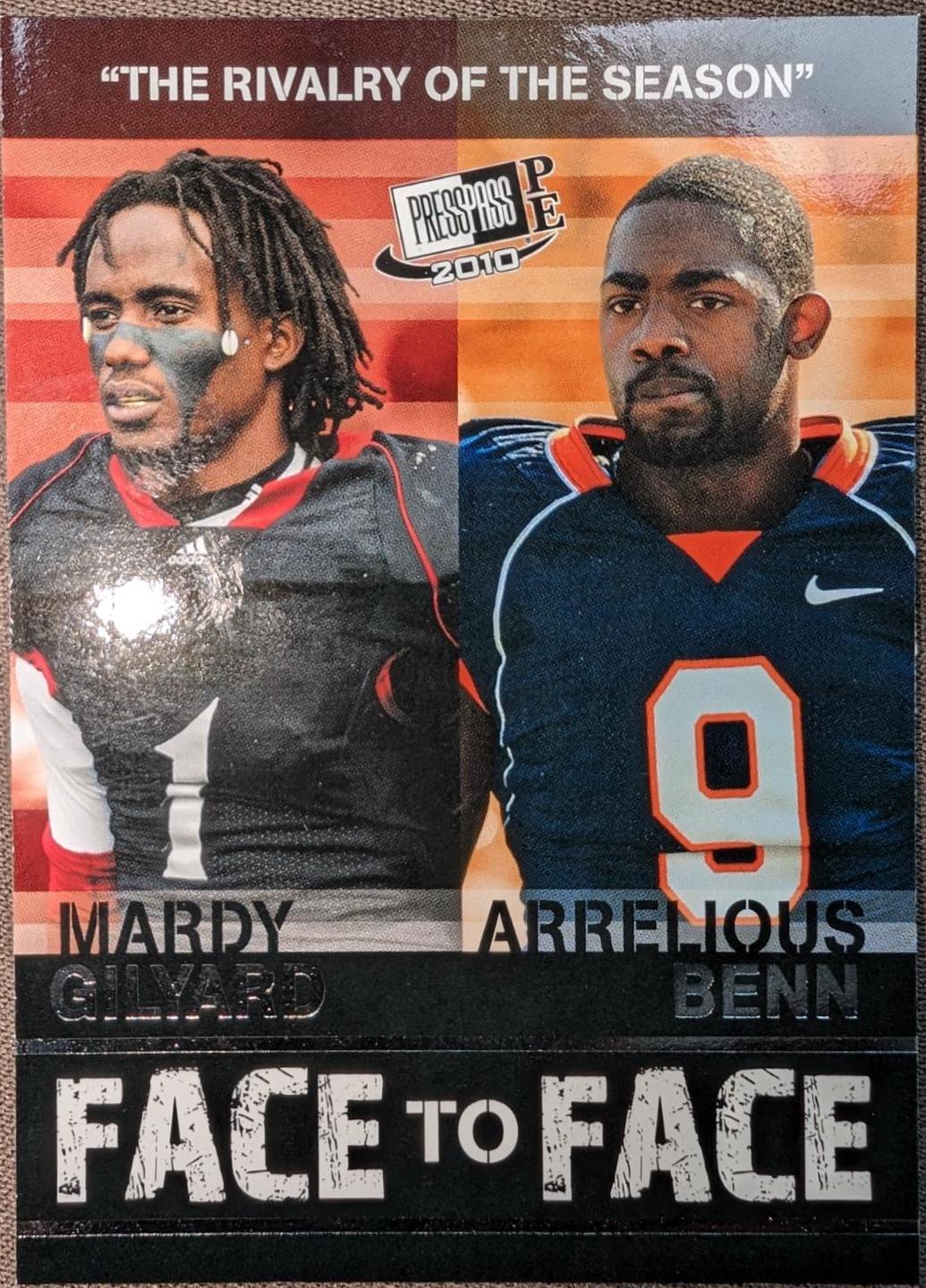 Mardy Gilyard/ Arrelious Benn #ff-6 #FF-6 Football Cards 2010 Press Pass PE Face to Face