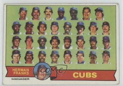 Cubs Team #551 Baseball Cards 1979 Topps