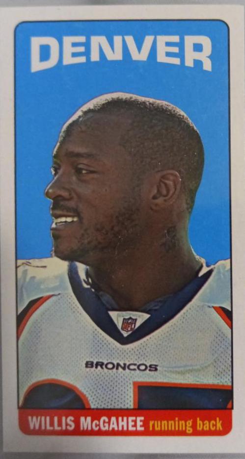 Willis McGahee #31 Football Cards 2012 Topps 1965 Inserts